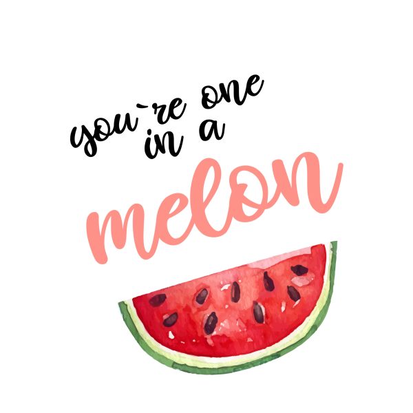 you are one in a melon